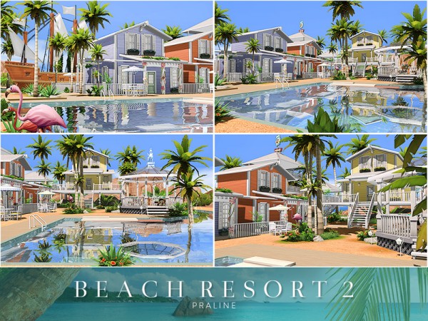  The Sims Resource: Beach Resort 2 by Pralinesims