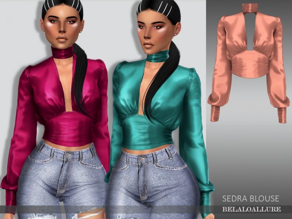  The Sims Resource: Sandra blouse by belal1997