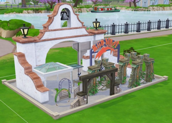  Sims Artists: The portals and arches of the debug mode