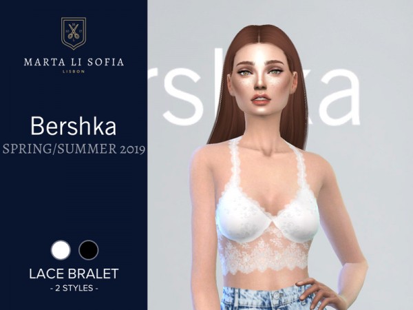  The Sims Resource: Lace Bralet by martalisofia