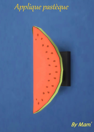  Sims Artists: Fruits lamp