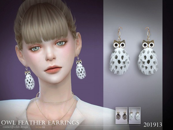  The Sims Resource: Earrings 201913 by S Club