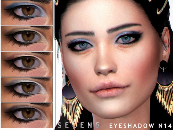  The Sims Resource: Eyeshadow N14 by Seleng
