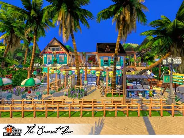  The Sims Resource: The Sunset Bar by Autaki