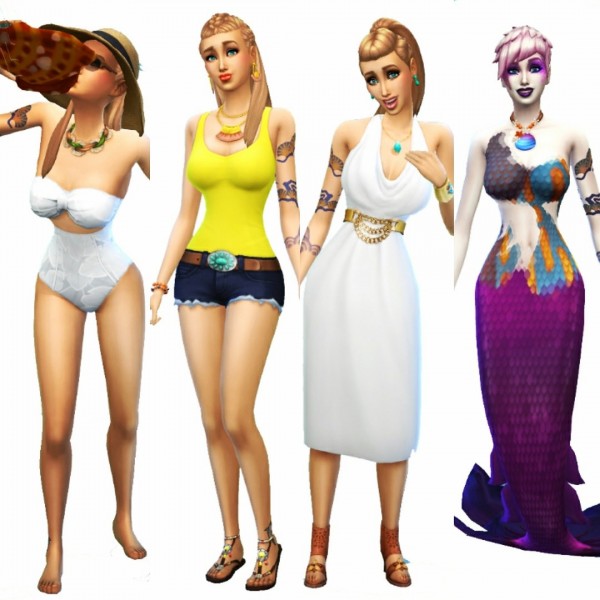 Agathea k: Siren   sims models