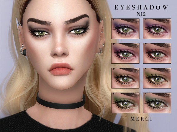  The Sims Resource: Eyeshadow N12 by Merci