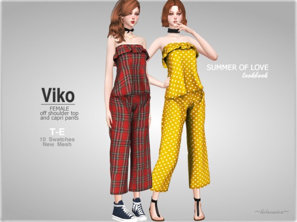  The Sims Resource: VIKO Outfit by Helsoseira
