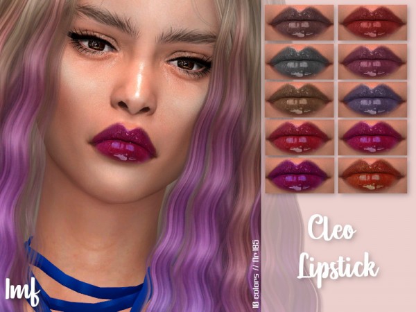  The Sims Resource: Cleo Lipstick N.185 by IzzieMcFire