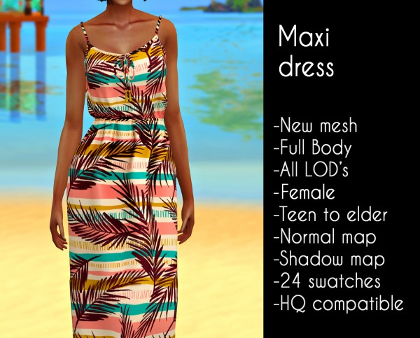  Lazyeyelids: Maxi dress