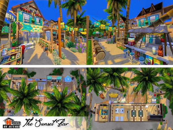  The Sims Resource: The Sunset Bar by Autaki