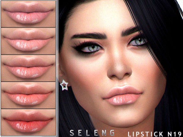  The Sims Resource: Lipstick N19 by Seleng
