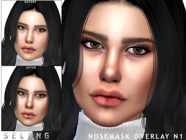  The Sims Resource: Nosemask N1 Overlay by Seleng