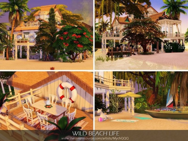  The Sims Resource: Wild Beach Life by MychQQQ