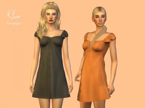  The Sims Resource: Khar dress by Laupipi