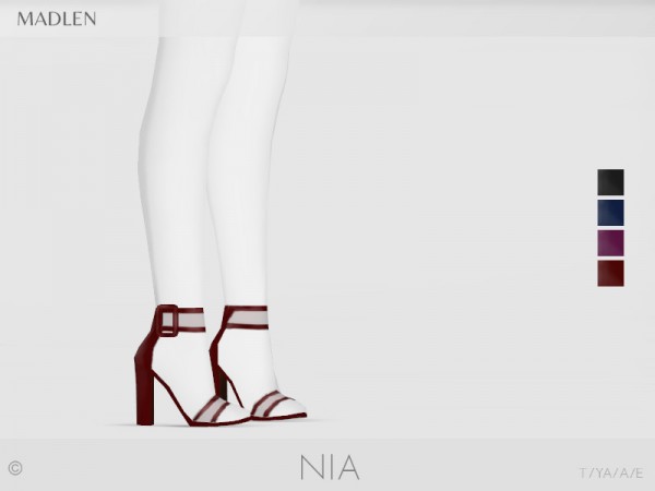  The Sims Resource: Madlen Nia Shoes by MJ95