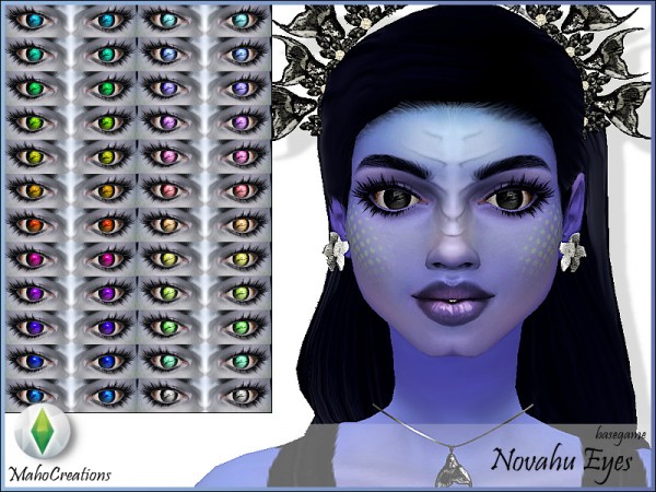  The Sims 4 Xelenn: Novahu Eyes by MahoCreations