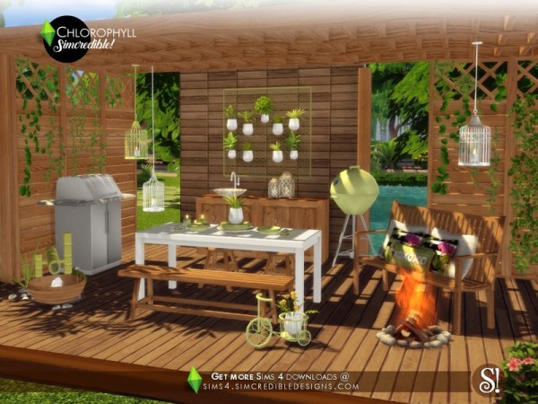  The Sims Resource: Chlorophyll   Dining area by SIMcredible!