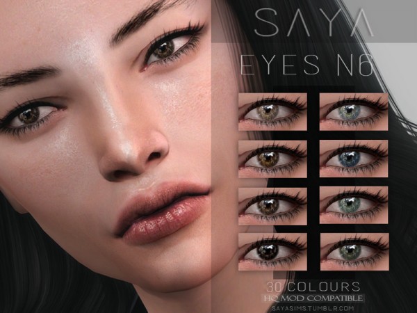  The Sims Resource: Eyes N6 by Saya Sims