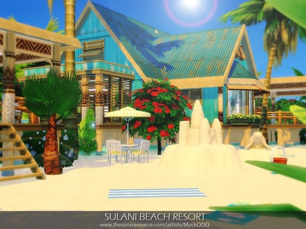  The Sims Resource: Sulani Beach Resort by MychQQQ