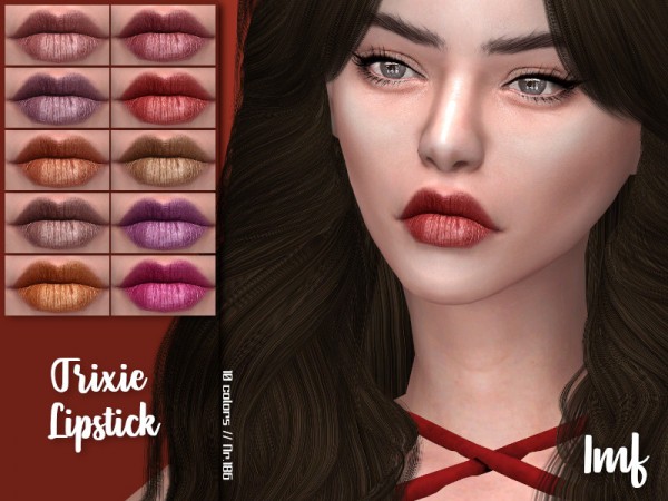  The Sims Resource: Trixie Lipstick N.186 by IzzieMcFire