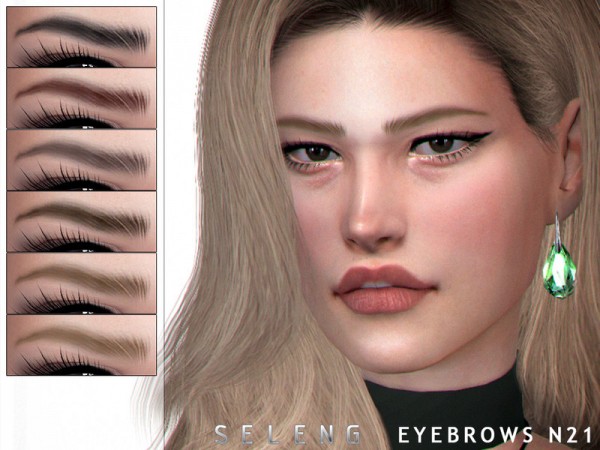  The Sims Resource: Eyebrows N21 by Seleng