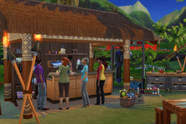 Blackys Sims 4 Zoo: Sulani flea market by mammut