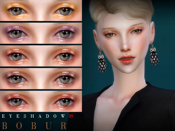  The Sims Resource: Eyeshadow 39 by Bobur