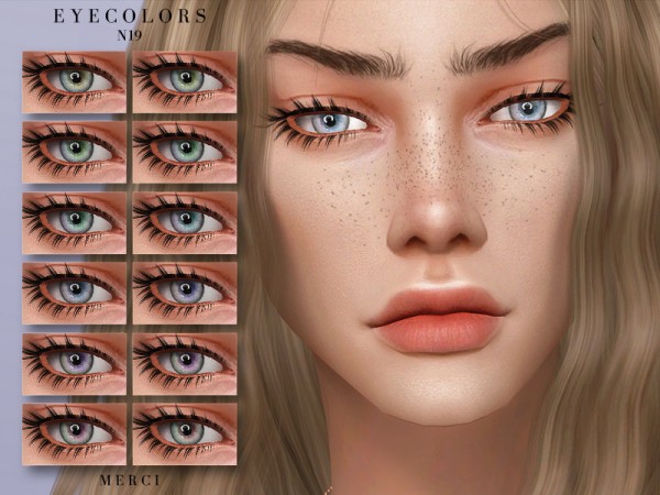  The Sims Resource: Eyecolors N19 by Merci