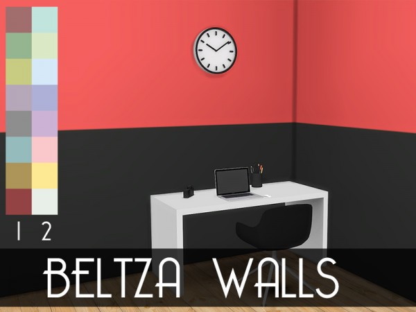  Models Sims 4: Beltza Walls