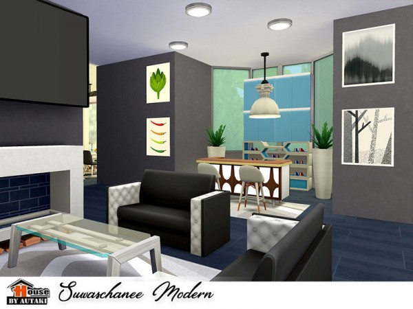  The Sims Resource: Suwaschanee Modern house by Autaki