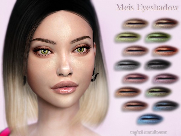  The Sims Resource: Meis Eyeshadow by ANGISSI