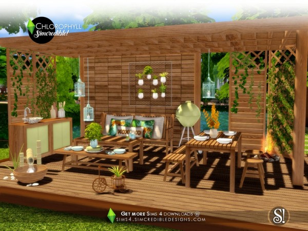  The Sims Resource: Chlorophyll   Dining area by SIMcredible!