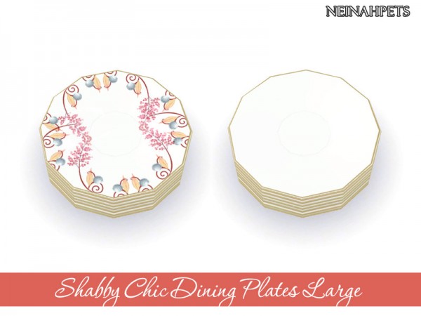  The Sims Resource: Shabby Chic Dining Collection by neinahpets