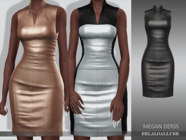  The Sims Resource: Megan dress by belal1997