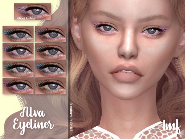  The Sims Resource: Alva Eyeliner N.43 by IzzieMcFire