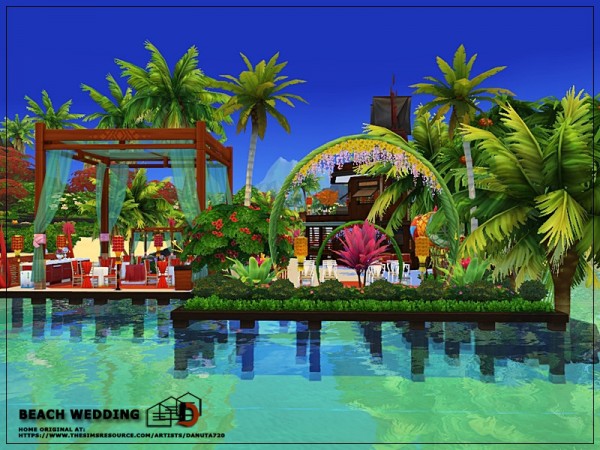  The Sims Resource: Beach wedding by Danuta720