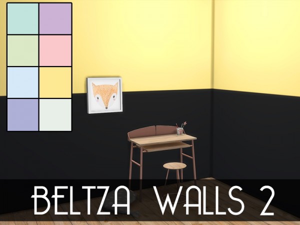 Models Sims 4: Beltza Walls