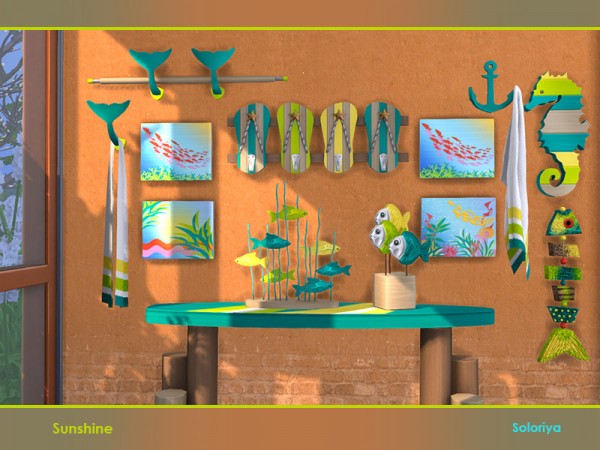  The Sims Resource: Sunshine Decor by soloriya