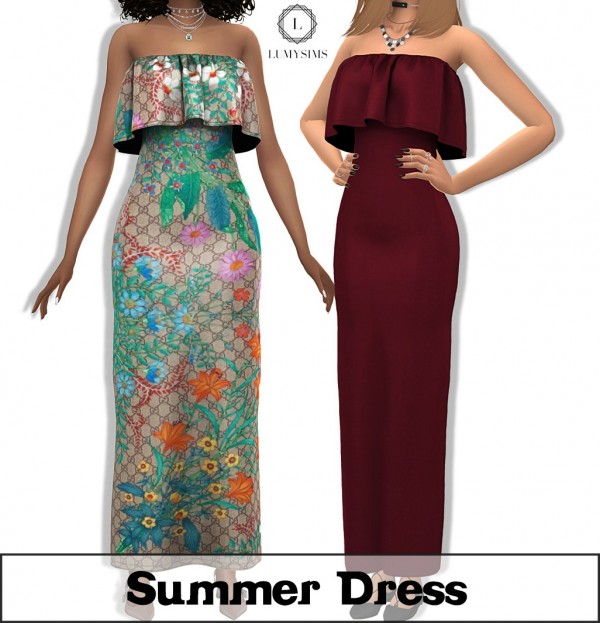  LumySims: Summer Dress