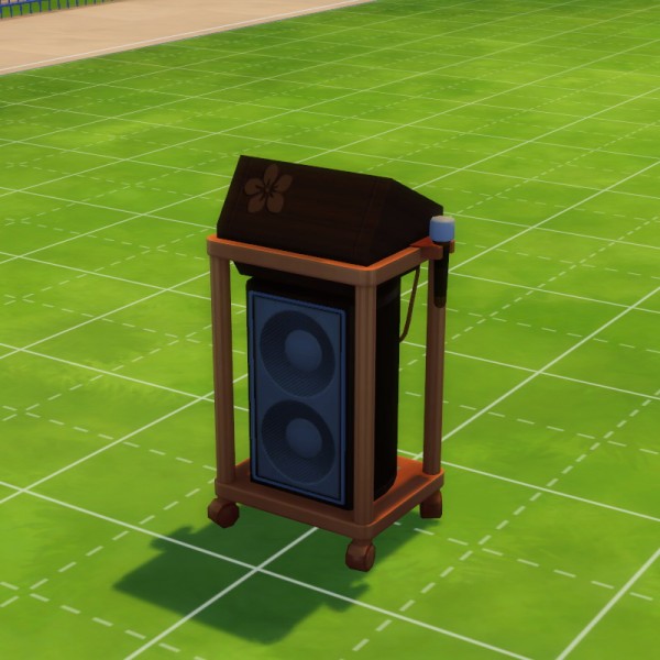  Mod The Sims: The Low Key Karaoke Machine for Island Living by yaohui