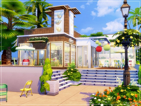  The Sims Resource: Three Fruits Bar by Lhonna