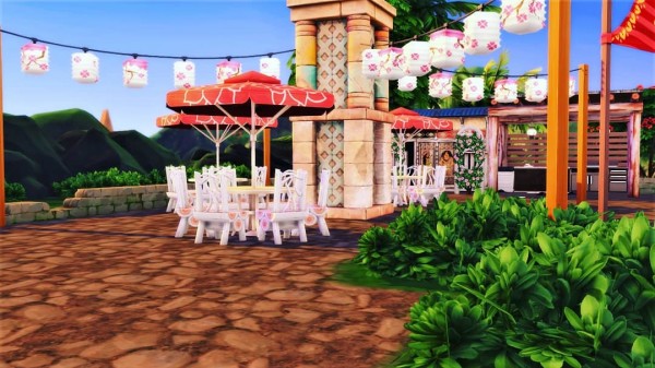 Agathea-k: Wedding House in Sulani • Sims 4 Downloads