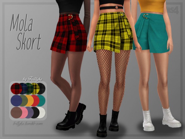  The Sims Resource: Mola Skirt by Trillyke