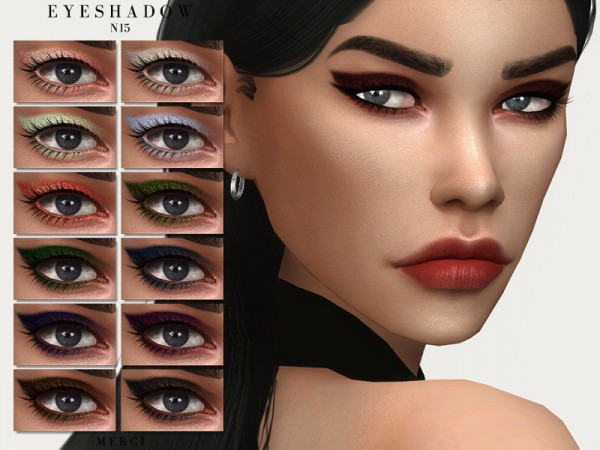  The Sims Resource: Eyeshadow N15 by Merci