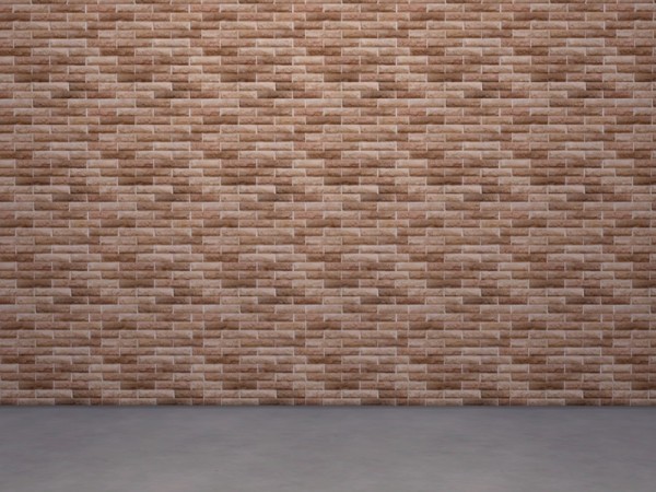  The Sims Resource: Brick walls by LeaIllai