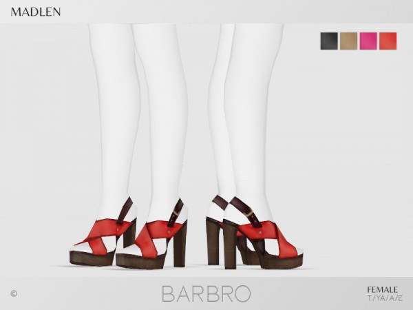  The Sims Resource: Barbro Shoes by MJ95