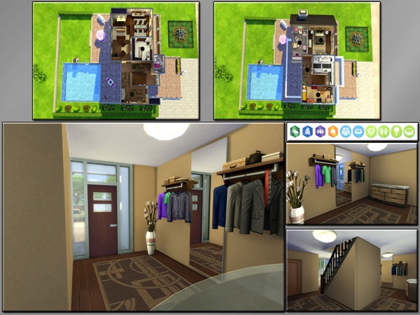  The Sims Resource: Scraped Roof by matomibotaki