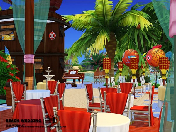  The Sims Resource: Beach wedding by Danuta720
