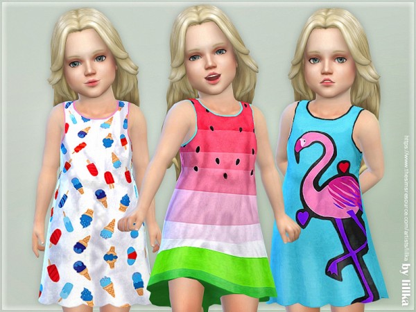  The Sims Resource: Toddler Dresses Collection P101 by lillka
