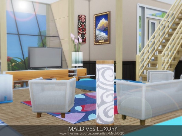 The Sims Resource: Maldives Luxury House by MychQQQ